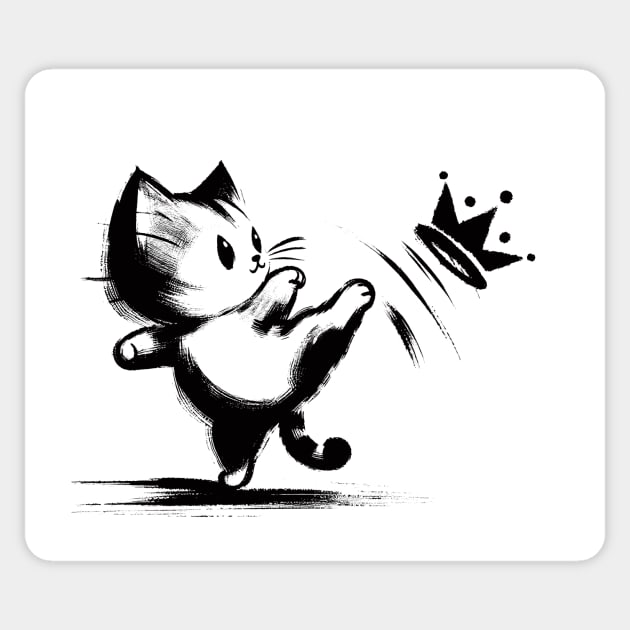 No Kings Sticker by CreativeSage